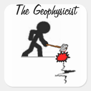 Carré The Geophysicist Sticker