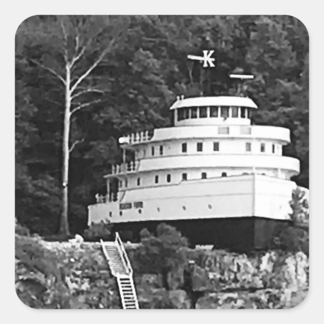 Carré "This Old Friend" Mettez dans Bay Photo Sticker (Devant)