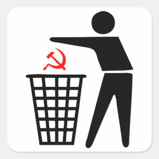 Carré Trash Sticker Communisme