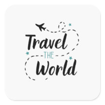 Travel The World Sticker