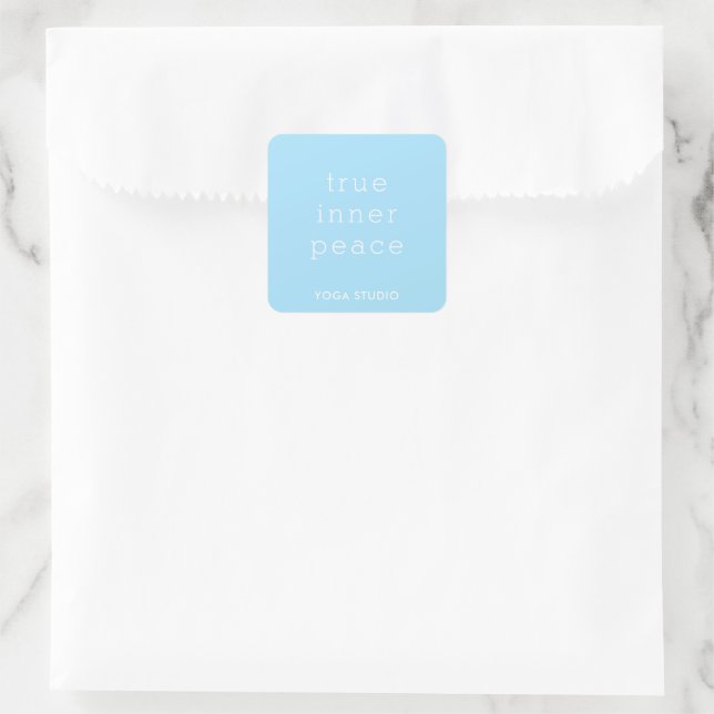 Carré "True Inner Peace"  sticker (Sac)
