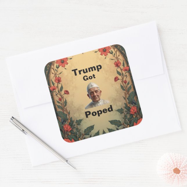 Carré Trump Got Poped On Sticker (Enveloppe)