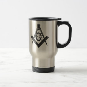 Carré vintage & Compas Commutateur Mug