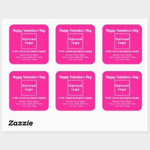 Carré Voix de Saint-Valentin d'affaires sur Sticker Carr