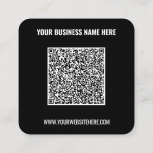 Carré Votre texte personnalisé pour la carte de visite a
