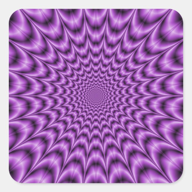 Carré Web explosif dans Sticker violet (Devant)