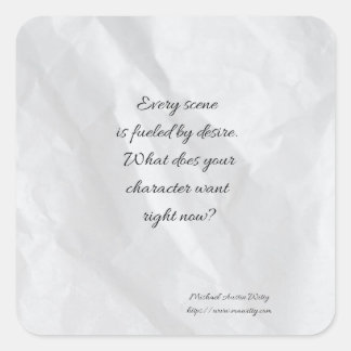 Carré Writer Fortune Sticker – Encouragement for Writers
