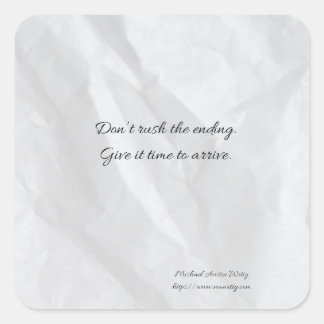 Carré Writer Fortune Sticker – Encouragement for Writers