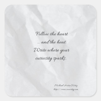 Carré Writer Fortune Sticker – Encouragement for Writers