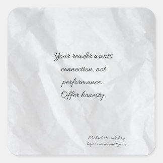 Carré Writer Fortune Sticker – Encouragement for Writers