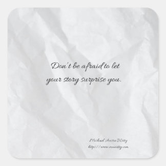 Carré Writer Fortune Sticker – Encouragement for Writers