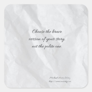 Carré Writer Fortune Sticker – Encouragement for Writers