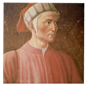 Carreau 1265-1321) détails de Dante Alighieri (de son