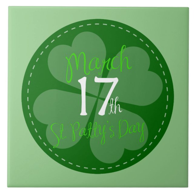 Carreau 17 mars Fête de la Saint-Patty (Devant)