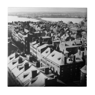 Carreau 1859 : La ville de Boston, le Massachusetts