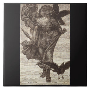 Carreau 1871 Odin, Dieu nordique de la sagesse