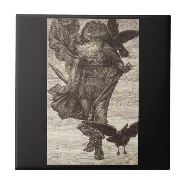 Carreau 1871 Odin, Dieu nordique de la sagesse (Devant)