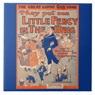 Carreau 1919 Ils mettent notre petite Percy dans le feu
