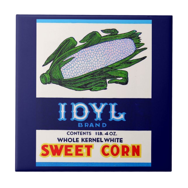 Carreau 1930 Idyl Sweet Corn étiquette (Devant)