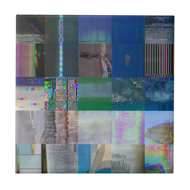 Carreau 1C9984DA Glitch Art Distorsion Numérique Vaporwave (Devant)