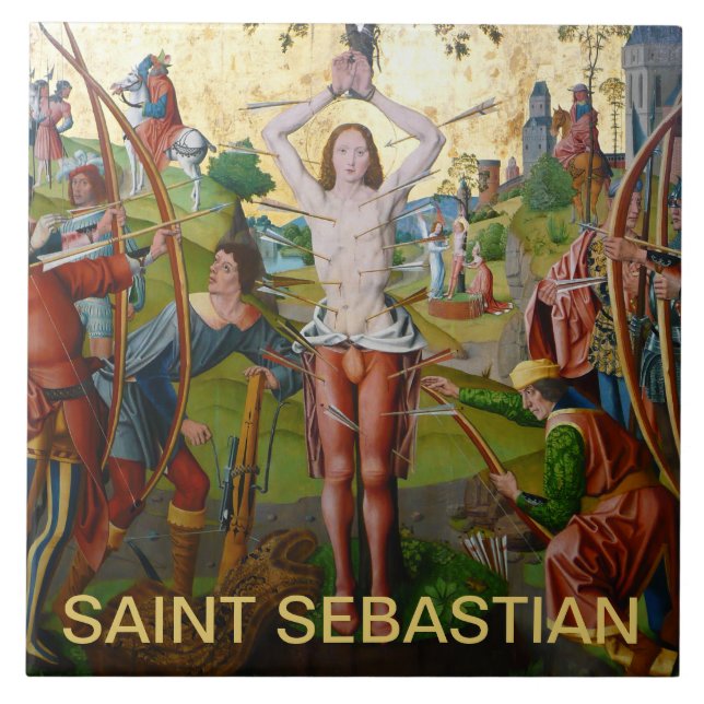 Carreau 1er Martyre de Saint-Sébastien (M 013) (Devant)
