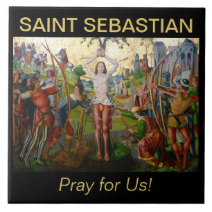 Carreau 1er Martyre de St. Sébastien (M 013)