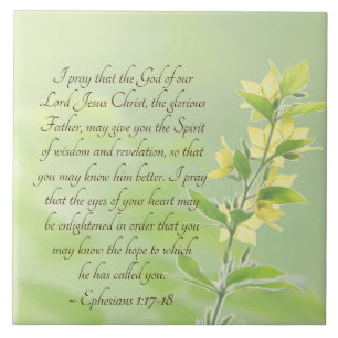 Carreau 1h17 d'Ephesians - esprit 18 de la sagesse et de