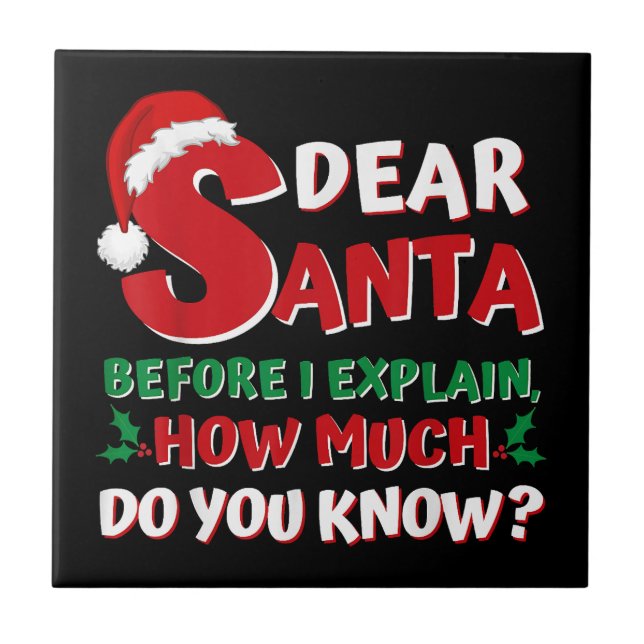 Carreau 2024 Fantastiques Chemises de Noël Enfants Adultes (Devant)