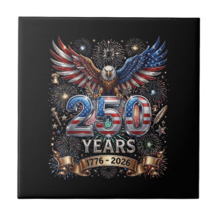 Carreau 250 Ans 1776 2026 4 juillet Aigle 250e anniversair