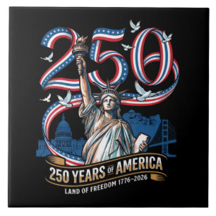 Carreau 250 Ans Anniversaire Amérique 1776 2026