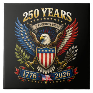 Carreau 250 Ans d'Amérique 1776 2026 250e Anniversaire