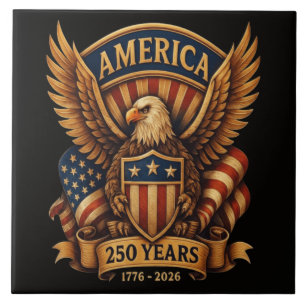 Carreau 250e anniversaire des États-Unis 1776-2026