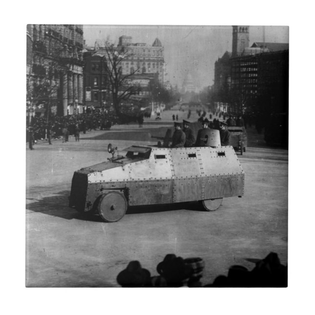 Carreau 27 mars 1917 :  L'escadron de véhicule blindé (Devant)