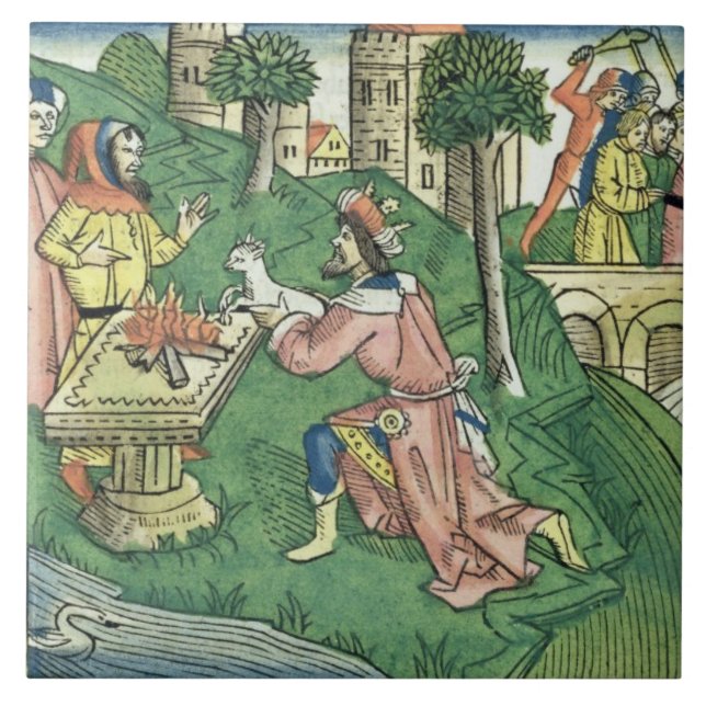 Carreau 2 rois 16 9-16 les habitants de Damas sont pris c (Devant)