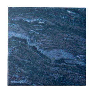 Carreau 2e édition de 2 Rich Blue Faux Granite Reproducti