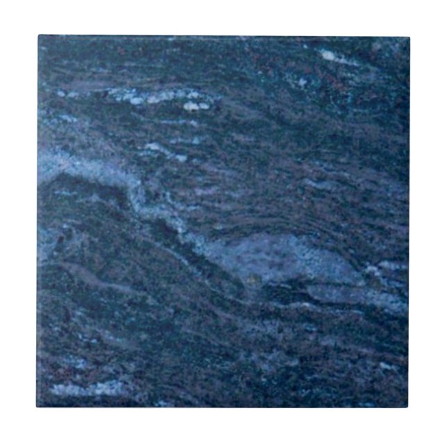 Carreau 2e édition de 2 Rich Blue Faux Granite Reproductio (Devant)