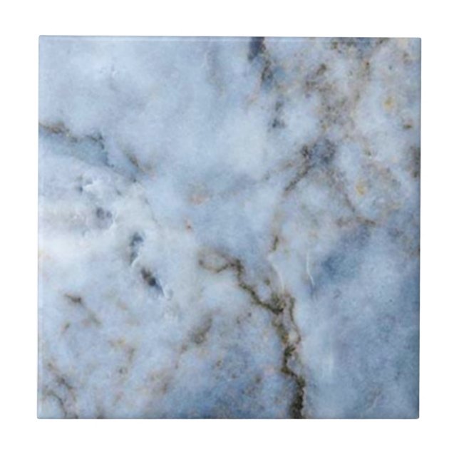 Carreau 2ème de 3 Faix bleu clair pierre veinée  (Devant)