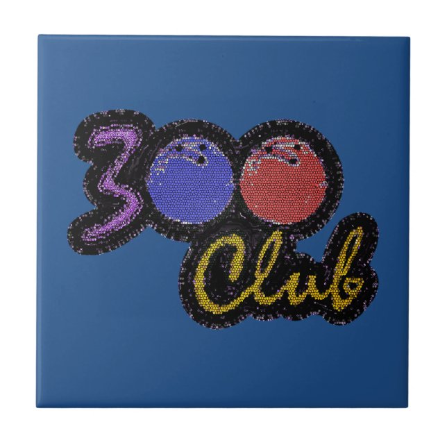 CARREAU 300 CLUB JEU PARFAIT EN BOWLING (Devant)