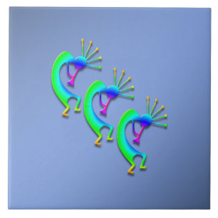 Carreau 3 Kokopelli #86