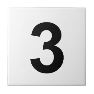 Carreau 3 - numéro trois