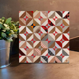 Carreau 4,25" Élégant motif de courtepointe en patchwork d