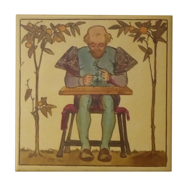 Carreau #4 Repro Copeland Médiéval Minstrels Thème musical (Devant)