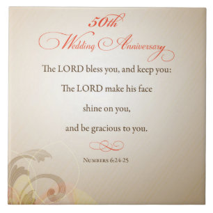 Carreau 50e anniversaire du Mariage, le Seigneur religieux