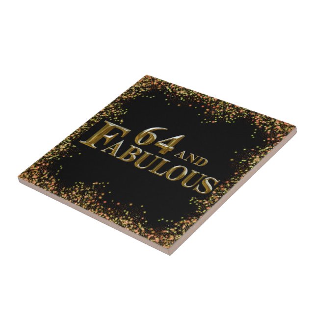 Carreau 64e anniversaire  (Côté)