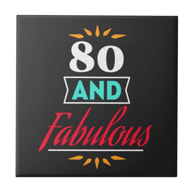 Carreau 80 ans et fabuleux en disant (Devant)