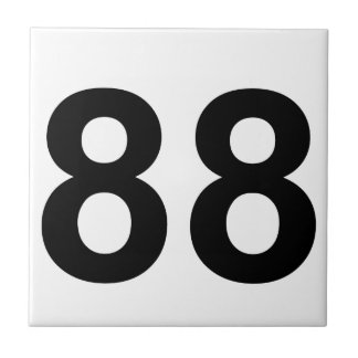 Carreau 88 - nombre quatre-vingt-huit