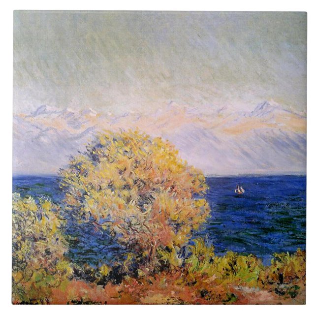 Carreau À Cap d'Antibes, vent mistral, (Devant)