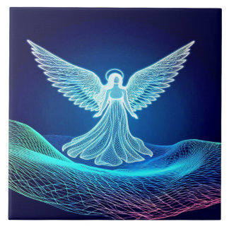 Carreau A Glowing Angel Standing on His Word