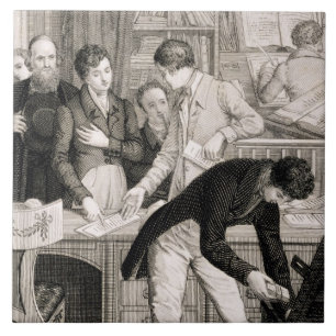 Carreau À la banque, c.1800 (gravure)