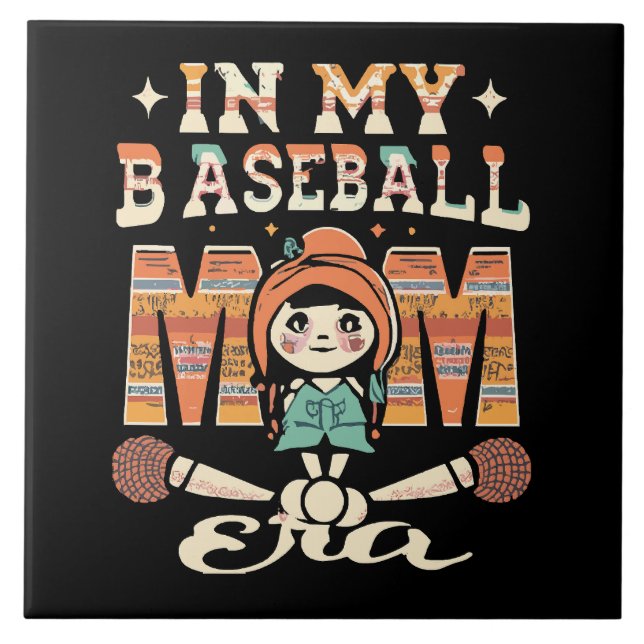 Carreau À l'ère de ma mère de baseball (Devant)